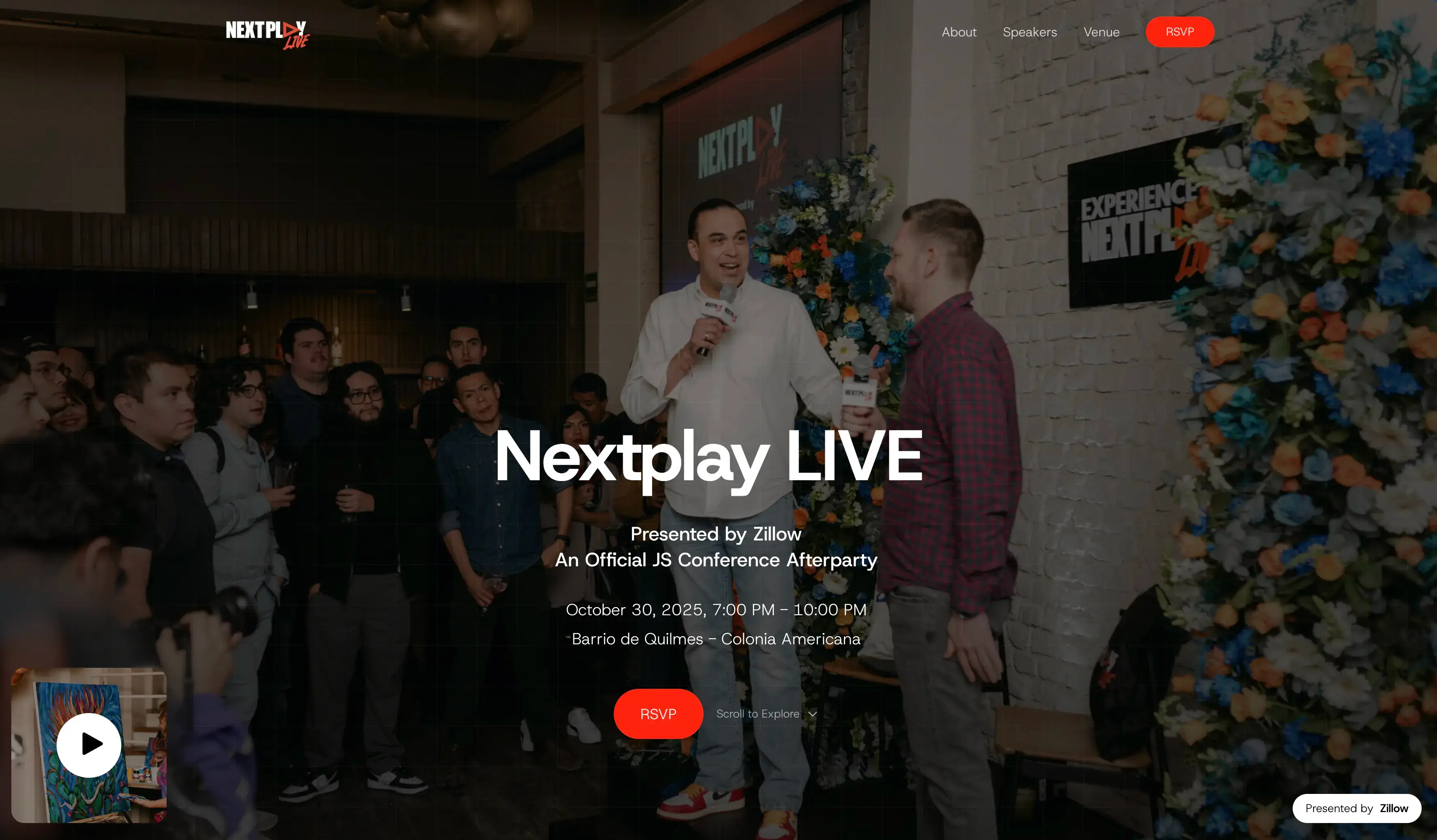 Nextplay LIVE Website Thumbnail